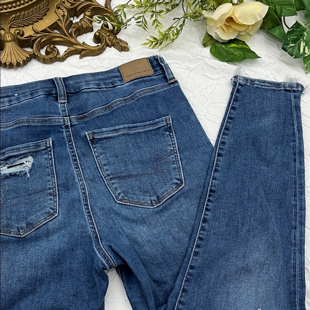 American Eagle Curvy Hi Rise Jeggings Next Level Stretch size 4 Short